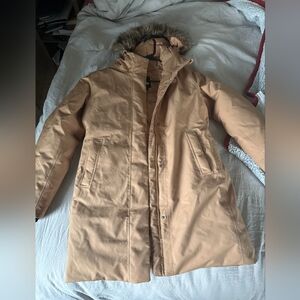 The North Face Women's Arctic Hooded Faux-Fur-Trim Parka SZ L